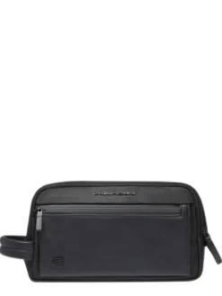 ORION Beauty case in tessuto e pelle