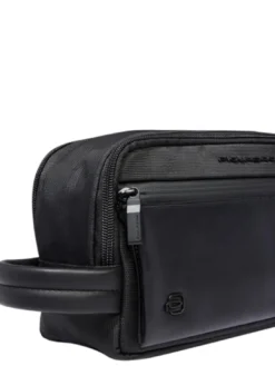 ORION Beauty case in tessuto e pelle