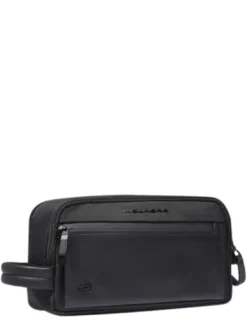 ORION Beauty case in tessuto e pelle