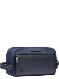 ORION Beauty case in tessuto e pelle