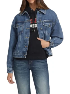 OVERSIZE TRUCKER JACKET Giacca in jeans