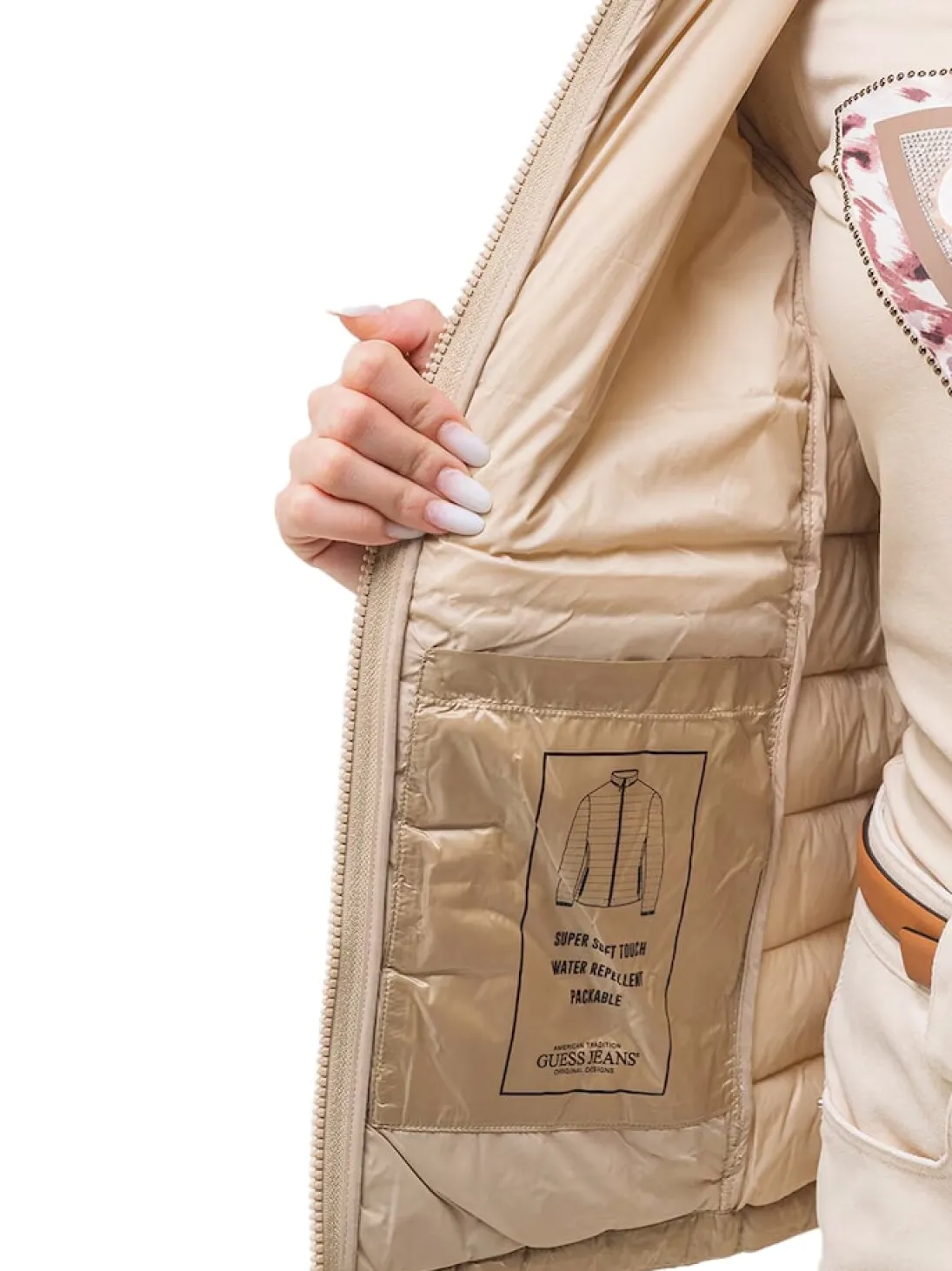 PACKABLE Piumino leggero con cappuccio
