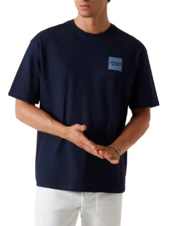 PATCH AT CHEST T-Shirt in cotone