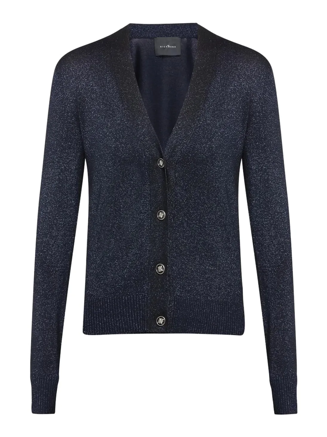 PEACEFUL Cardigan lurex con bottoni