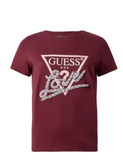 PEARLS LOVE TRIANGLE T-shirt con stampa e applicazioni