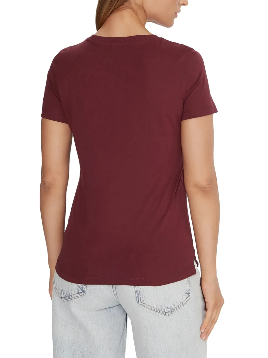 PEARLS LOVE TRIANGLE T-shirt con stampa e applicazioni