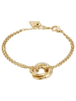 PERFECT Bracciale con charm cerchi intrecciati