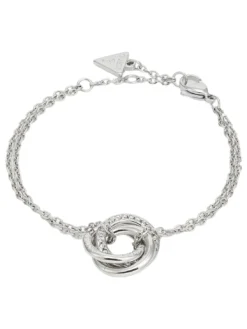 PERFECT Bracciale con charm cerchi intrecciati