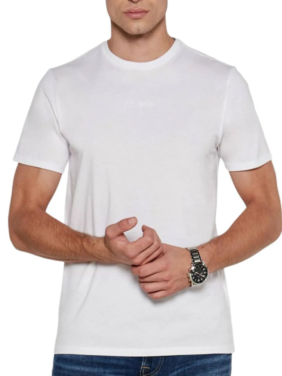 PIMA T-shirt in cotone logo ricamato