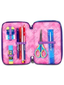 PINK FUSION Astuccio con Kit Scolastico