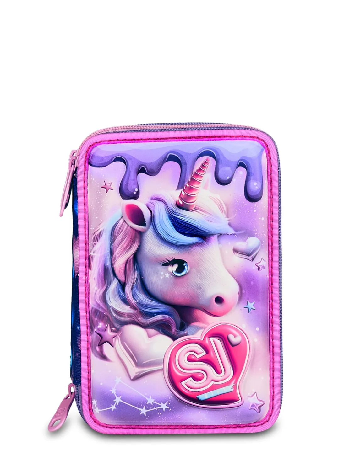 PIXIE UNICORN Astuccio con Kit Scolastico