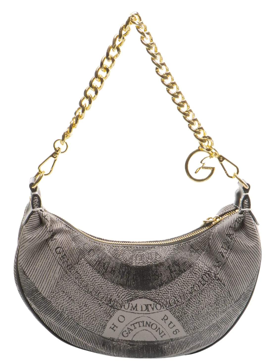 PLANETARIUM Borsa hobo mezzaluna con tracolla