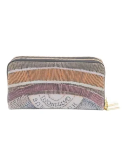 PLANETARIUM Portafoglio grande double zip