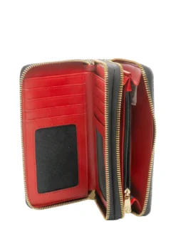 PLANETARIUM Portafoglio grande double zip