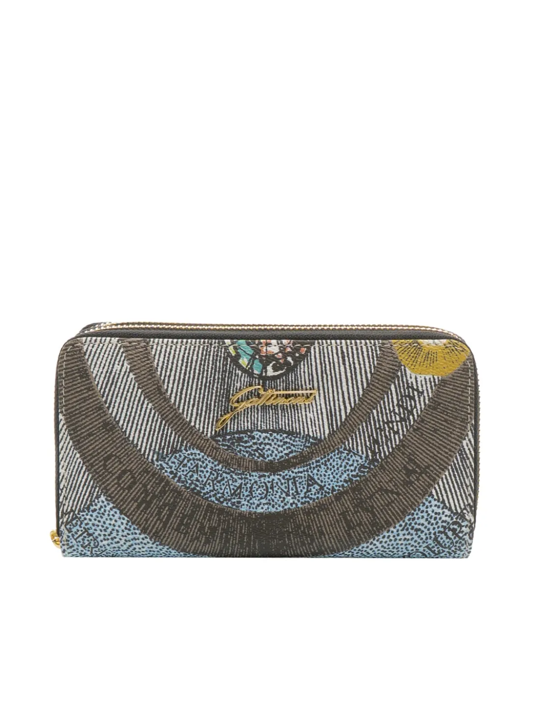 PLANETARIUM Portafoglio grande double zip