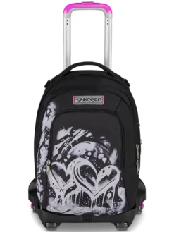 PLUMPY LINE GIRL Zaino trolley sdoppiabile