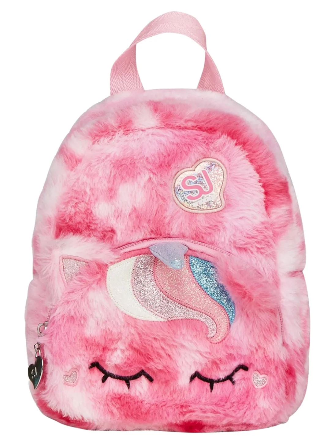 PLUSHY ANIMALS Mini zainetto in pelliccetta