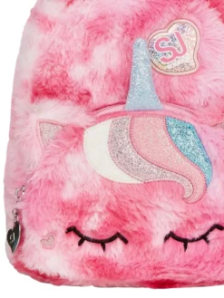 PLUSHY ANIMALS Mini zainetto in pelliccetta