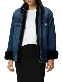 POP Giacca in denim con applicazioni