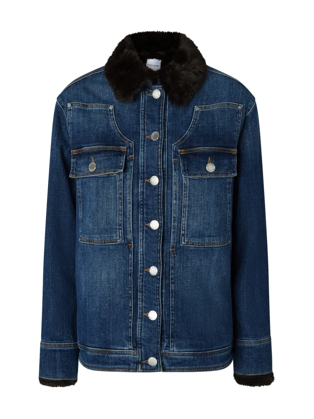 POP Giacca in denim con applicazioni