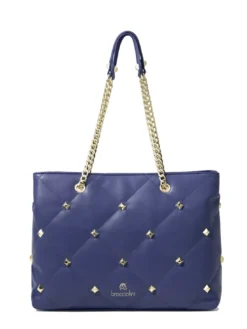 QUILT Borsa shopping a spalla manici catena