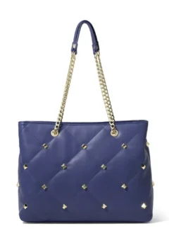 QUILT Borsa shopping a spalla manici catena