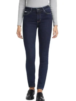 RISE Jeans skinny a vita alta