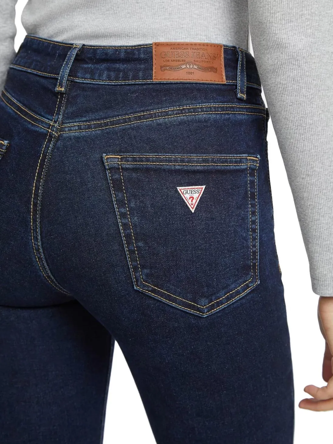 RISE Jeans skinny a vita alta