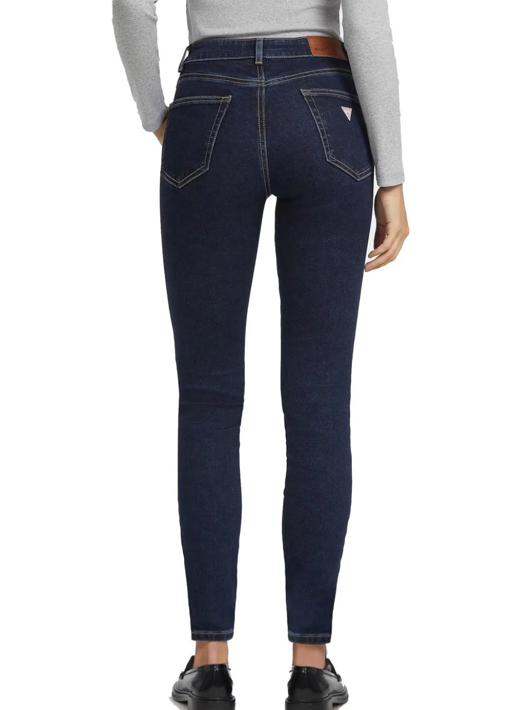 RISE Jeans skinny a vita alta