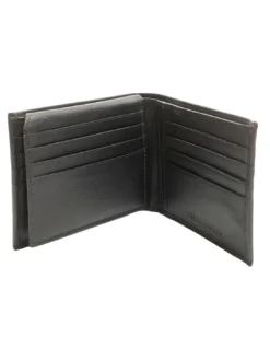ROUND Portafoglio in pelle con flap