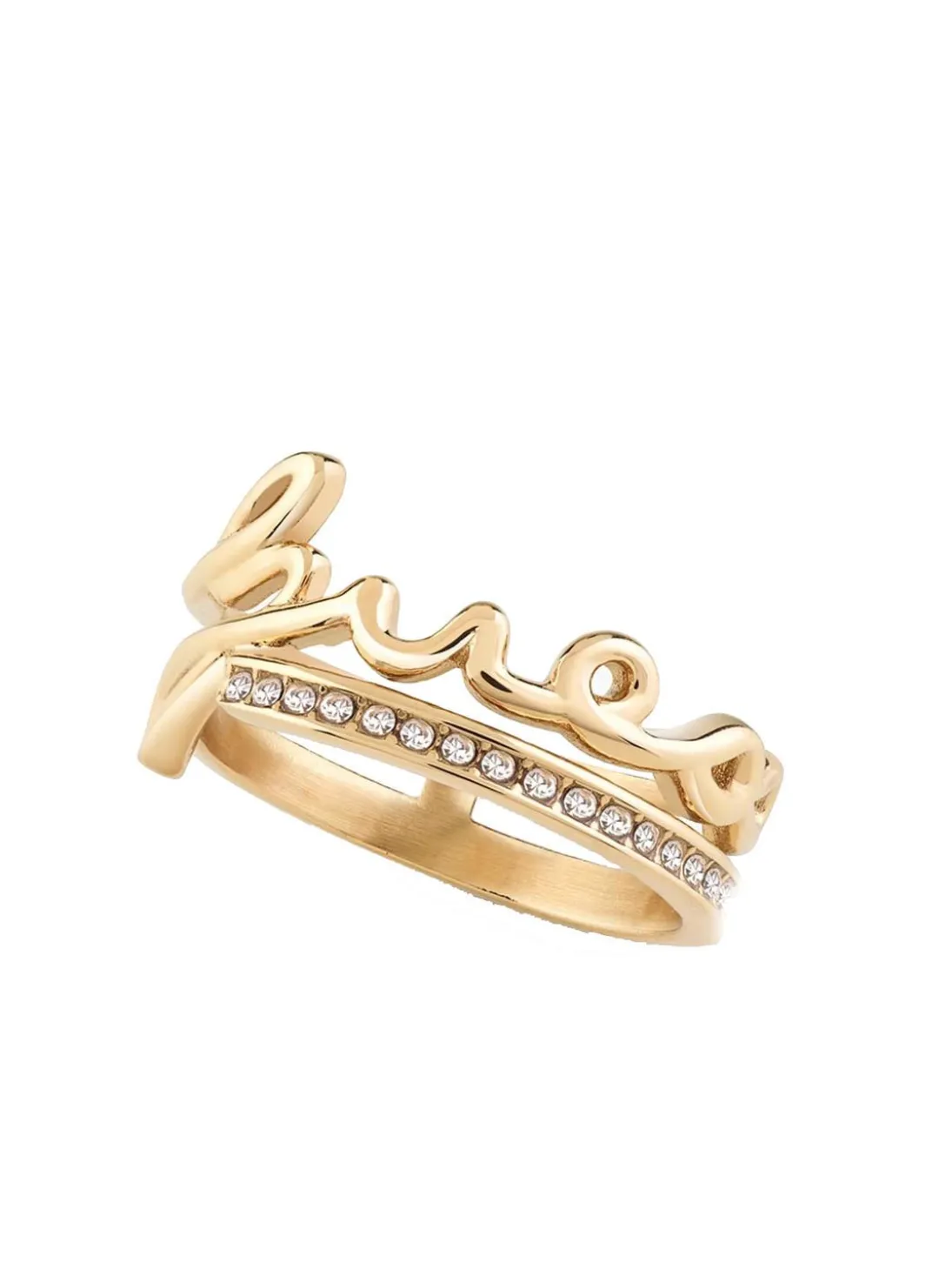 SAY MY NAME Anello con zirconi
