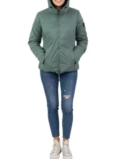 SCIRE NY DOUBLE Piumino double face con cappuccio
