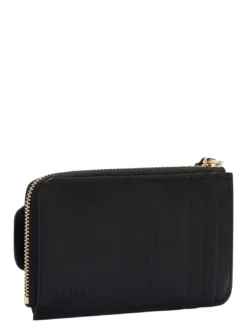 SFERA SOFT Portacarte con flap, in pelle