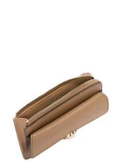 SFERA SOFT Portacarte con flap, in pelle