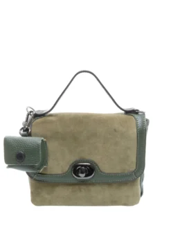 SHAILA Borsa mini a mano con tracolla, in pelle