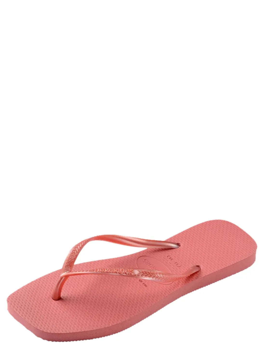 SLIM SQUARE Infradito punta quadrata