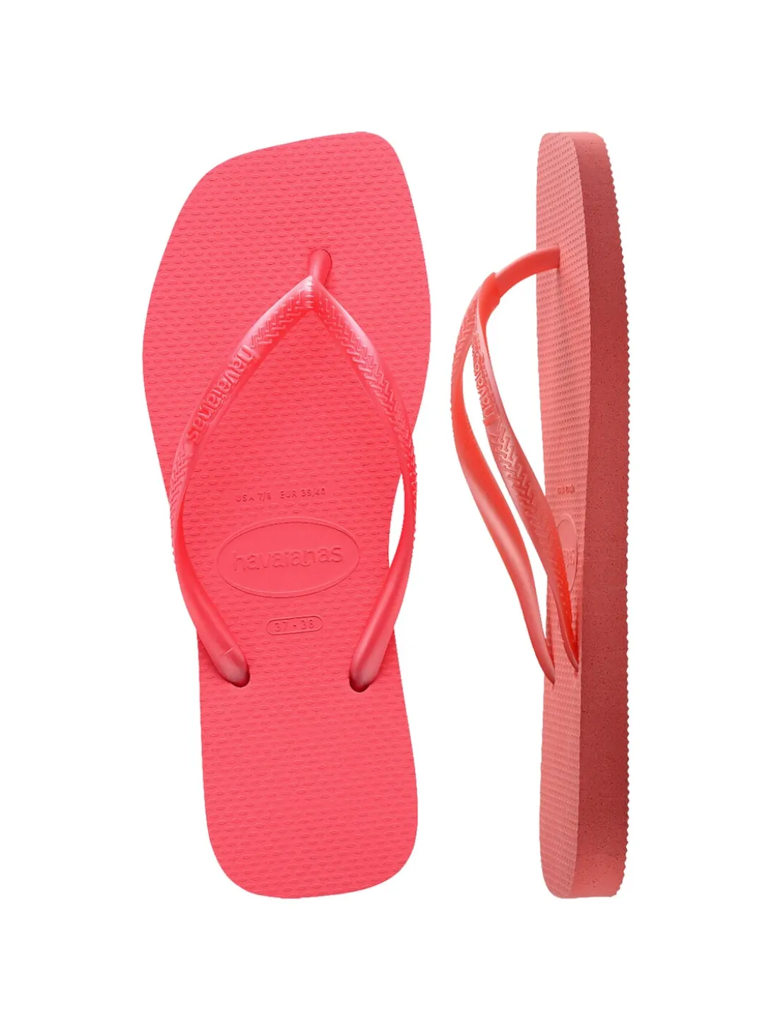 SLIM SQUARE Infradito punta quadrata