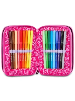 SOFT POUCH GIRL Astuccio con Kit Scolastico
