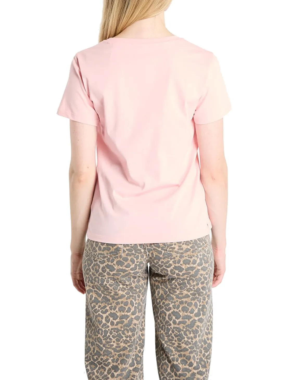 SS CN KRYSTAL TRIANGLE T-shirt manica corta borchie e strass