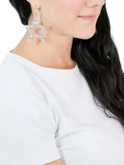 STARS Orecchini con cristalli