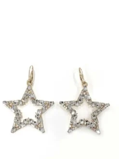 STARS Orecchini con cristalli