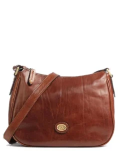 STORY Borsa a tracolla, in pelle