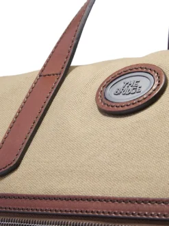 STORY Borsone piccolo underseater in pelle e tessuto