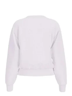 STUDDED LOVE Felpa girocollo con stampa a borchiette