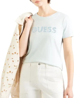 STUDS SCRIPT T-shirt manica corta