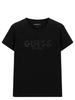 STUDS SCRIPT T-shirt manica corta