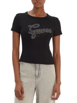 STUDS SCRIPT T-shirt manica corta slim fit