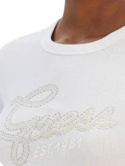 STUDS SCRIPT T-shirt manica corta slim fit