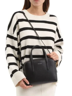 SWAP Borsa a bauletto in pelle con tracolla