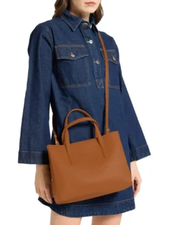 SWAP Borsa tote in pelle martellata